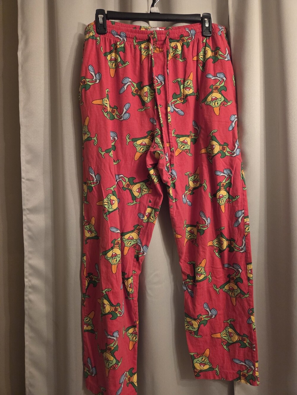 💥 THE MUPPETS KERMIT THE FROG PAJAMA PANTS SIZE L